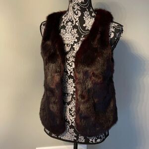 American eagle faux vest